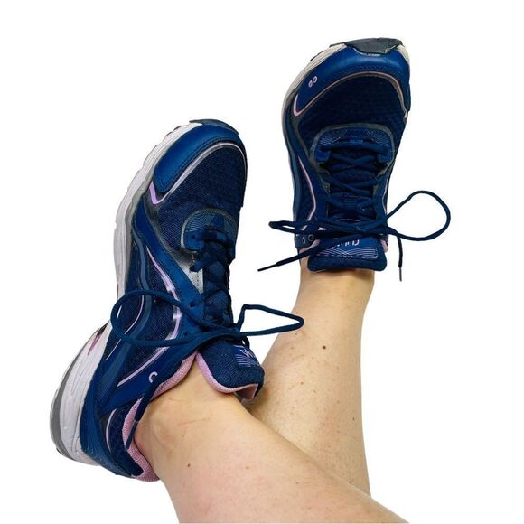 Ryka Navy & Lilac Sky Walk Walking Shoes - Size 7 - Picture 5 of 16